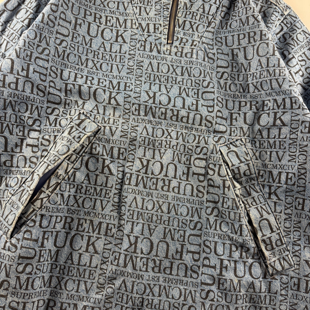 Supreme 2015 Fu*k Em All Anorak Hooded Jacket (M)