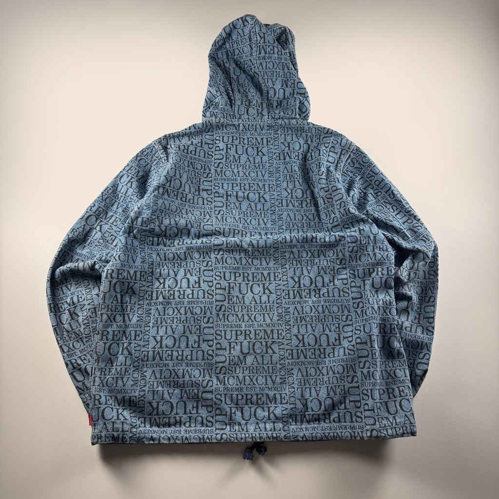 Supreme 2015 Fu*k Em All Anorak Hooded Jacket (M)