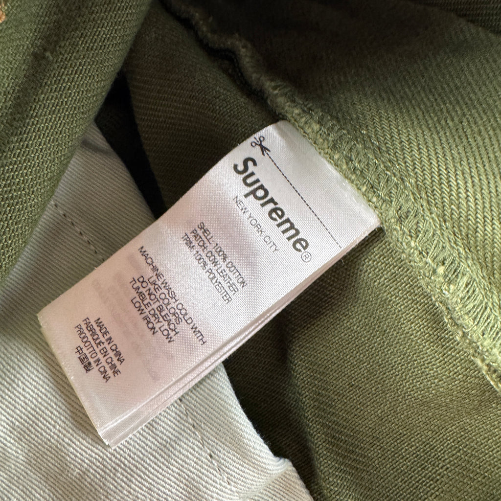 Supreme Snap-Off Baggy Olive Pants (30)