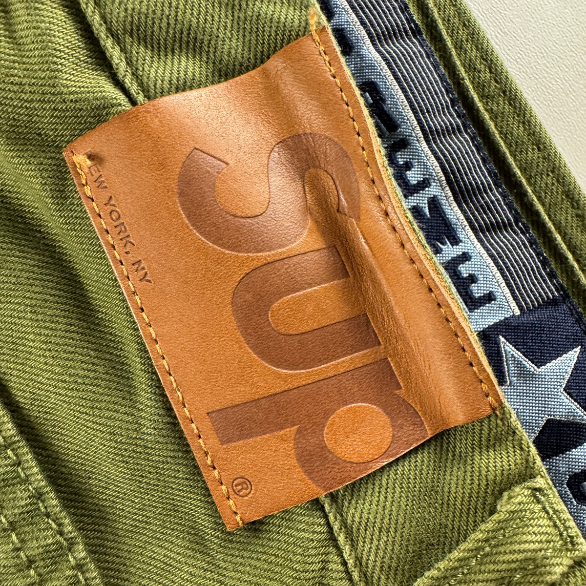 Supreme Snap-Off Baggy Olive Pants (30)