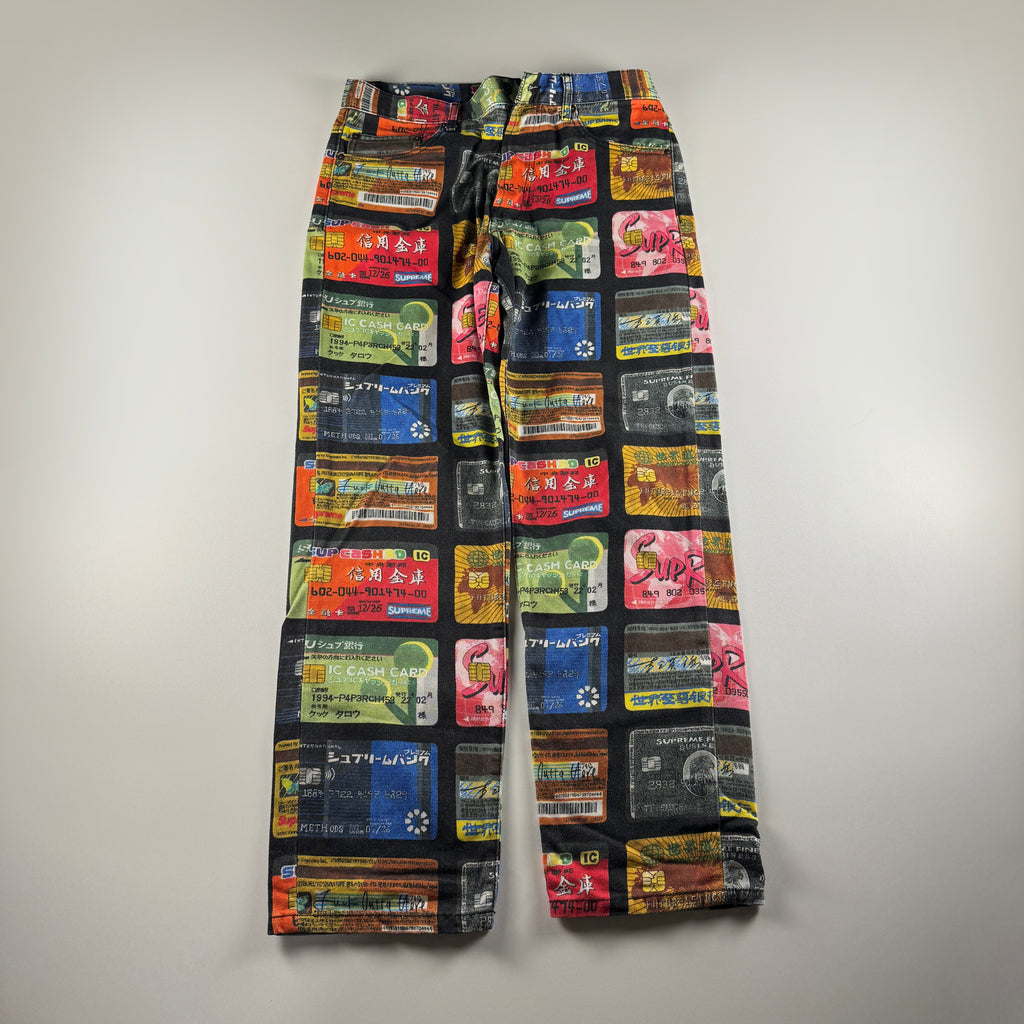 Supreme Credit Card Print Pants (30)
