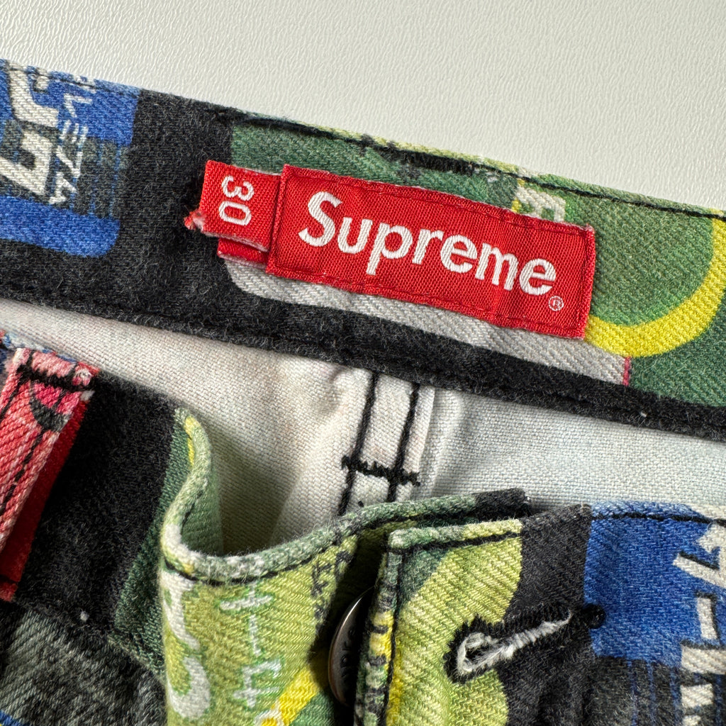 Supreme Credit Card Print Pants (30)