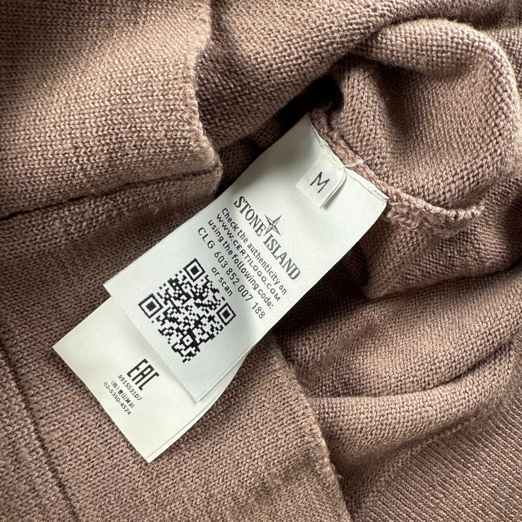 Stone Island Brown Pocket Knitted Sweater (M)