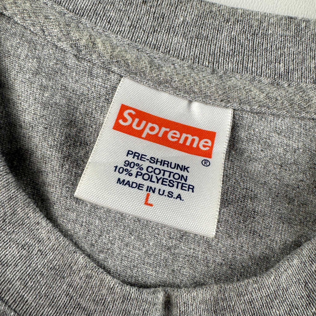 Supreme Jah Life Grey Tee (L)