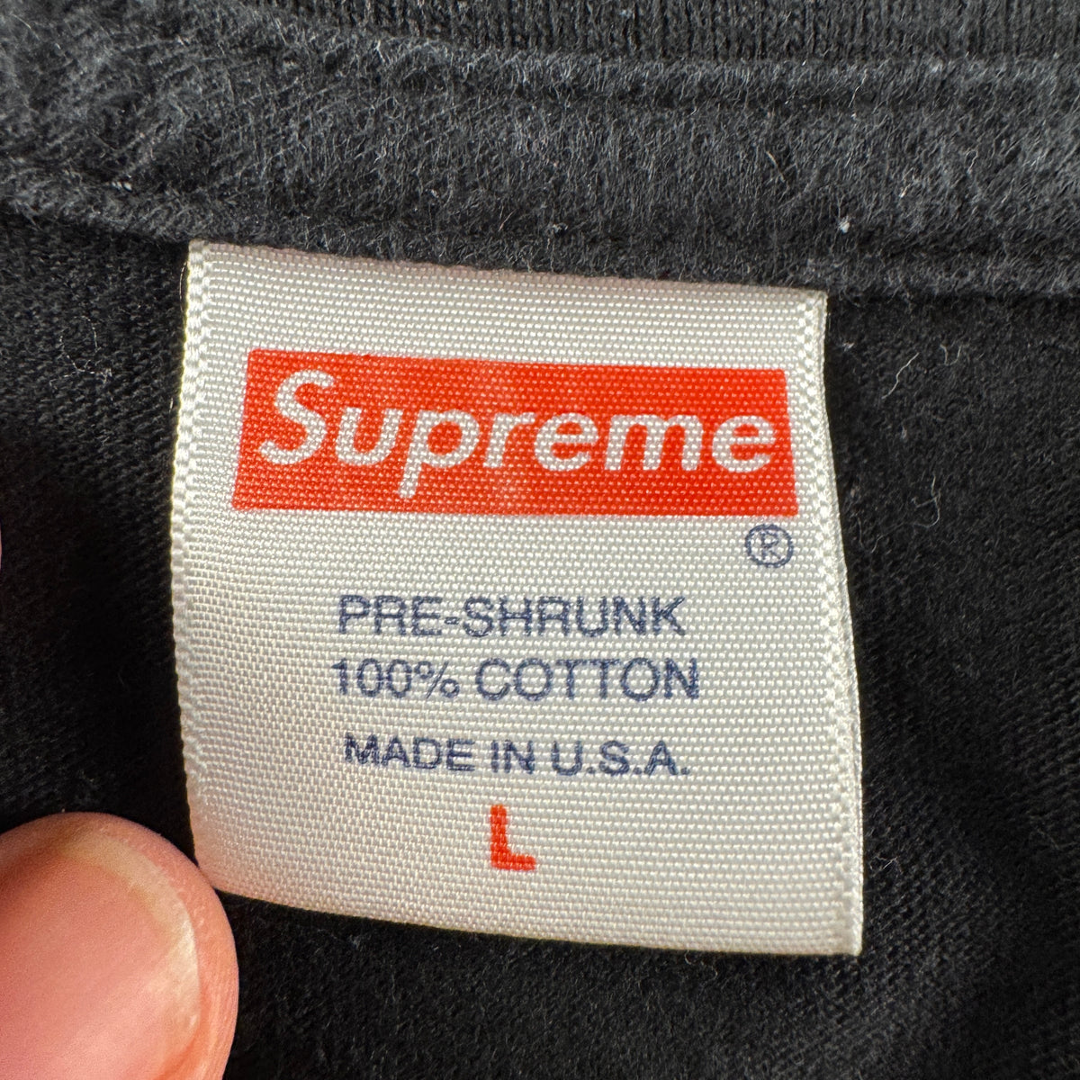 Supreme Gonz Portrait Black Tee (L)