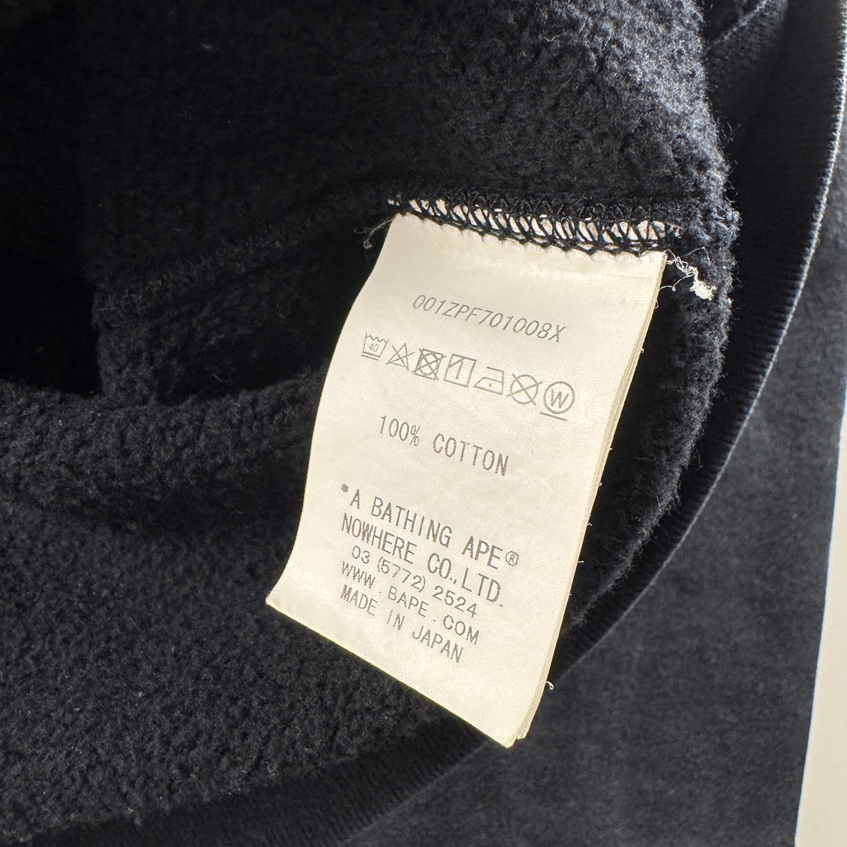 BAPE Camo Black Shark Zip Hoodie (L)
