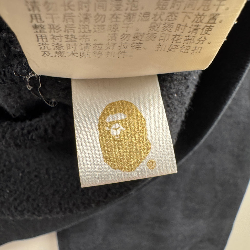 BAPE Camo Black Shark Zip Hoodie (L)