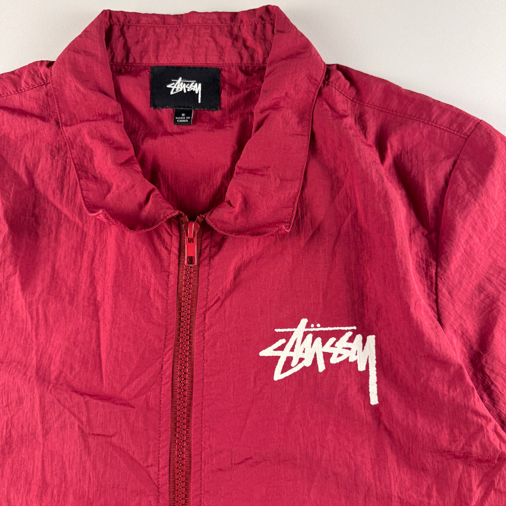 Stussy Logo Red S/S Shirt (S)