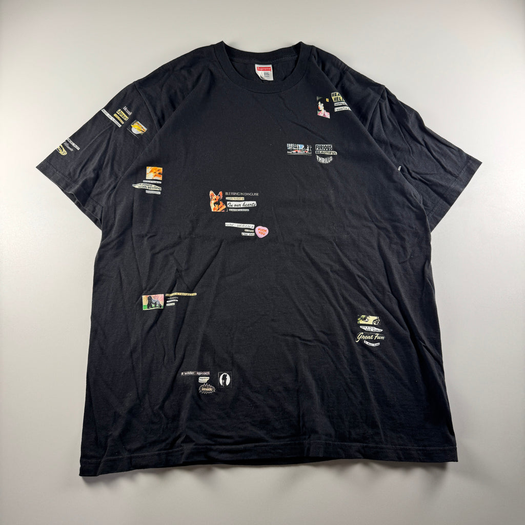 Supreme Upset Black Tee (L)