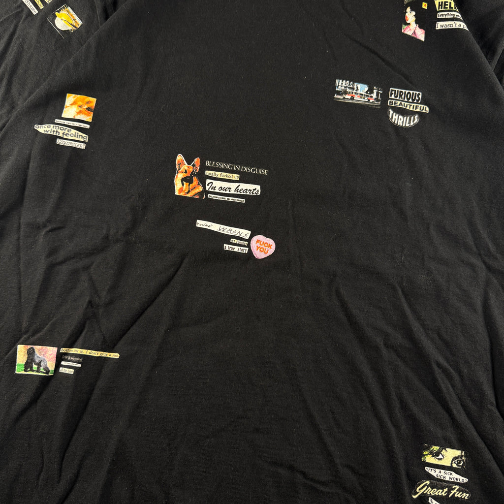 Supreme Upset Black Tee (L)