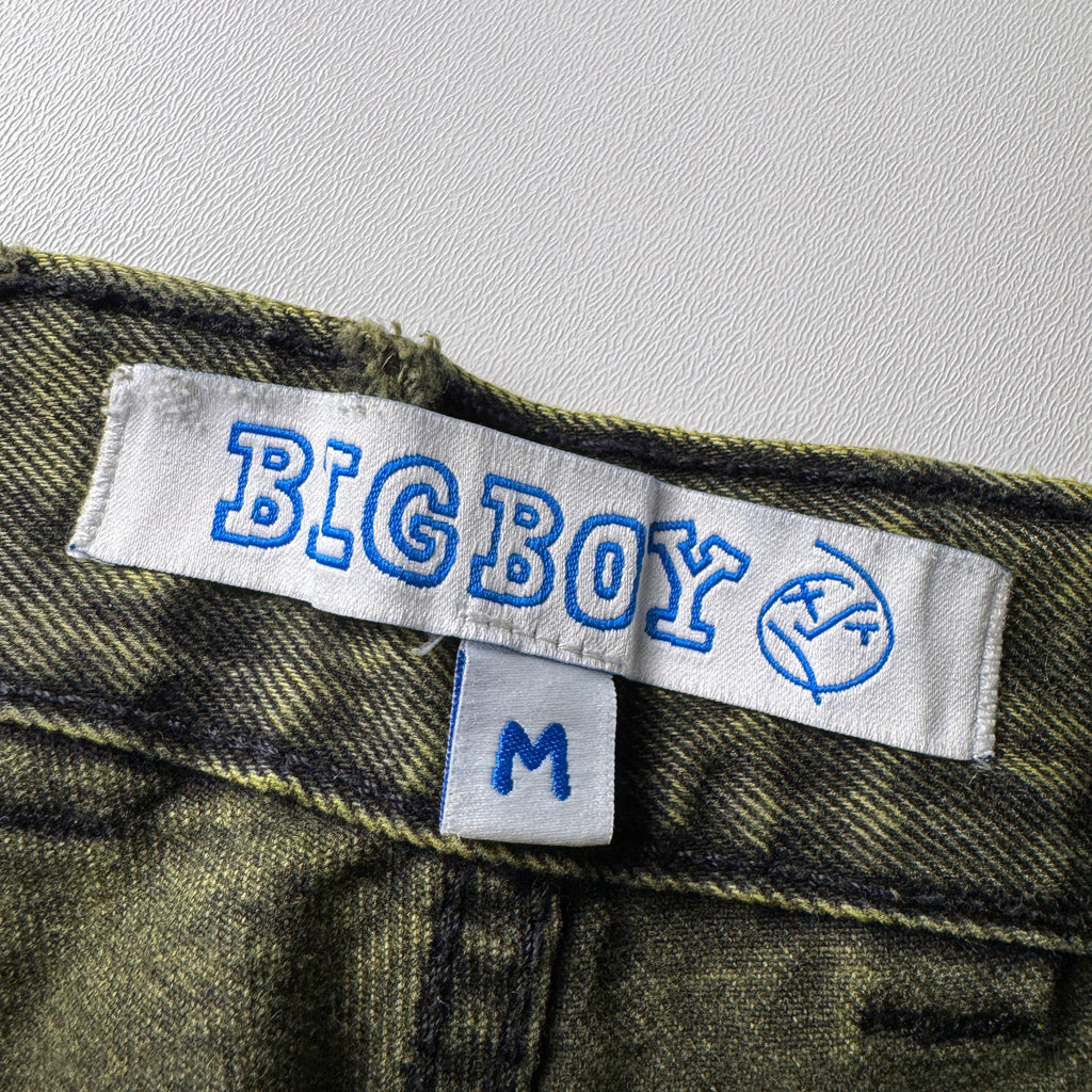 Polar Big Boy Acid Washed Black Pants (M)