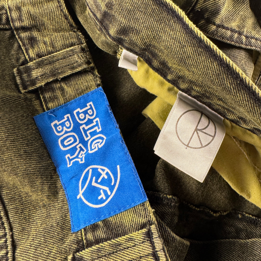Polar Big Boy Acid Washed Black Pants (M)