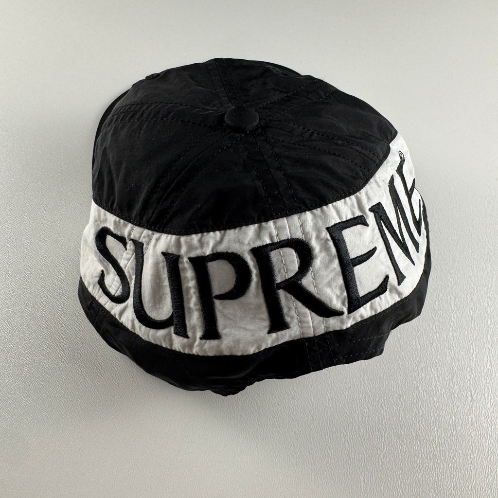 Supreme Nylon Arc 6-Panel Black Cap (OS)