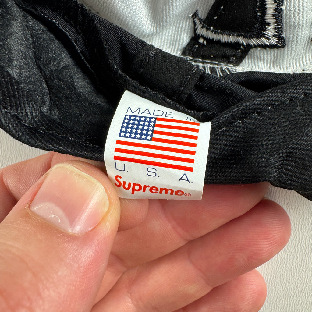 Supreme Nylon Arc 6-Panel Black Cap (OS)