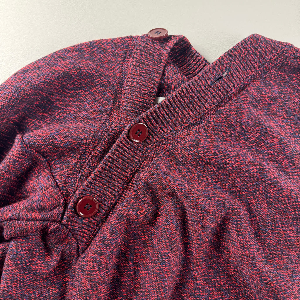 MM6 Margiela Asymetrical Red Knitted Sweater (S)