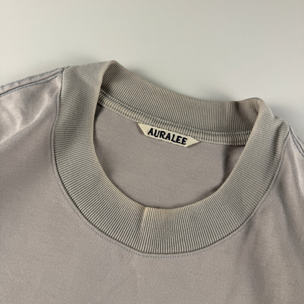 Auralee Grey Heavy Pocket Stand Up Tee (3)