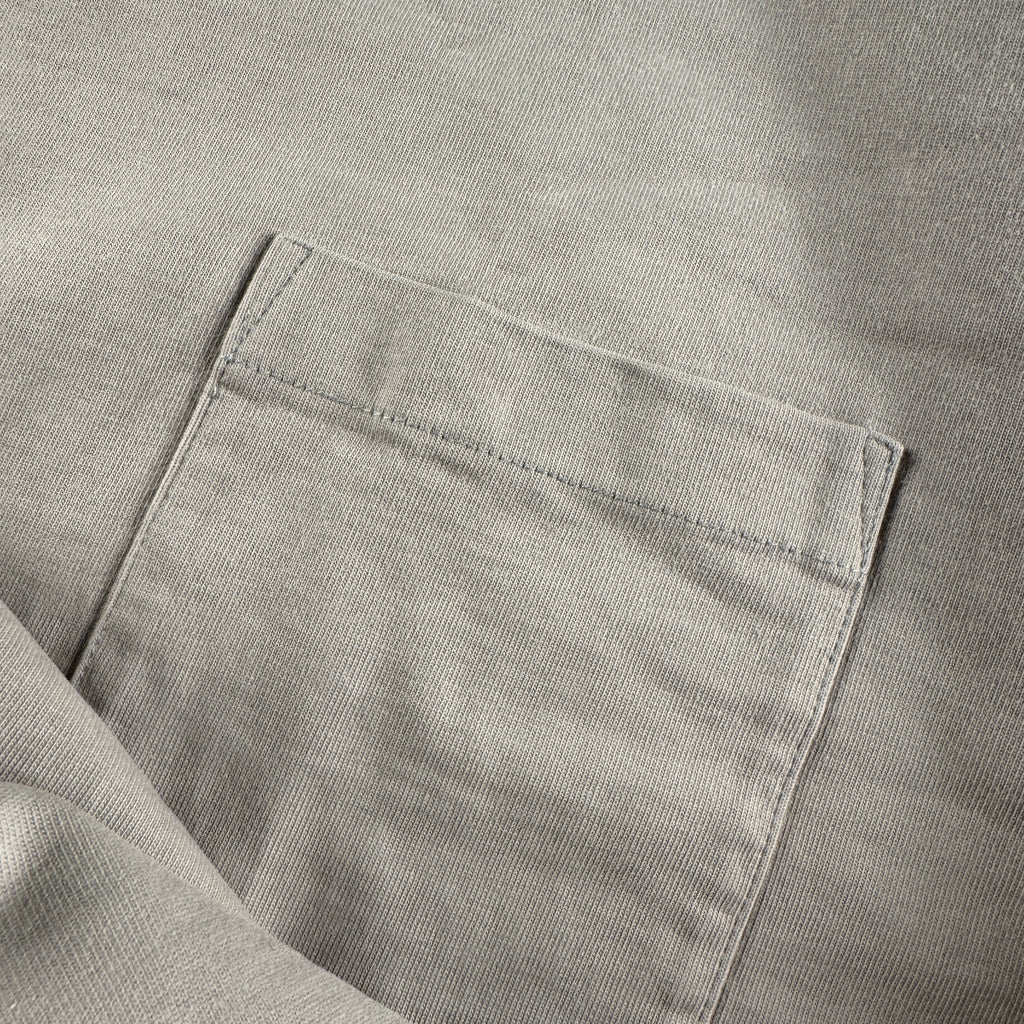 Auralee Grey Heavy Pocket Stand Up Tee (3)