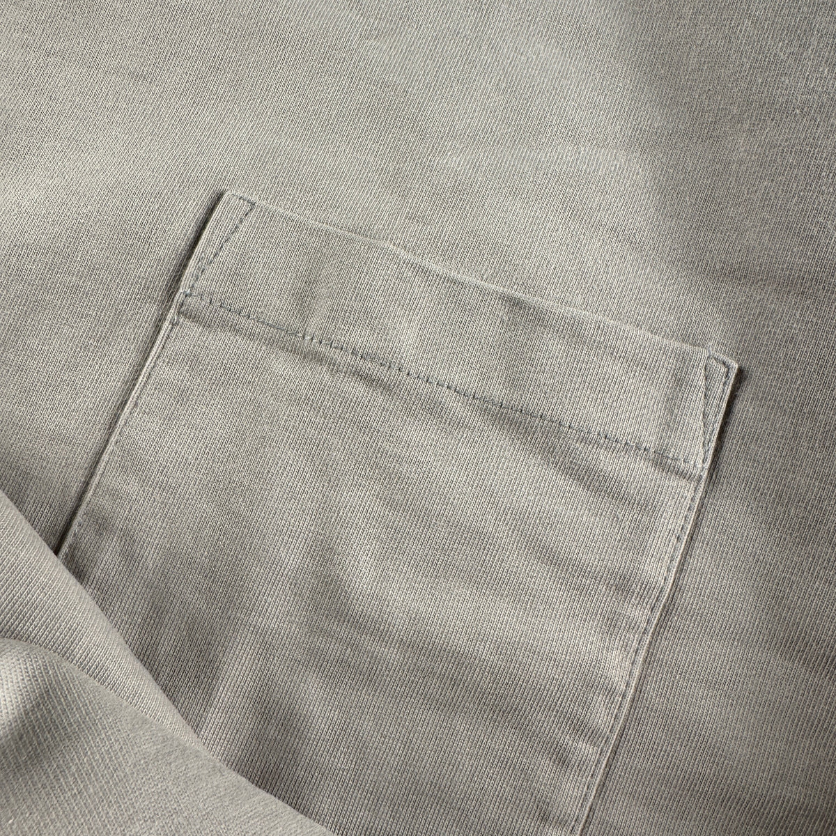 Auralee Grey Heavy Pocket Stand Up Tee (3)