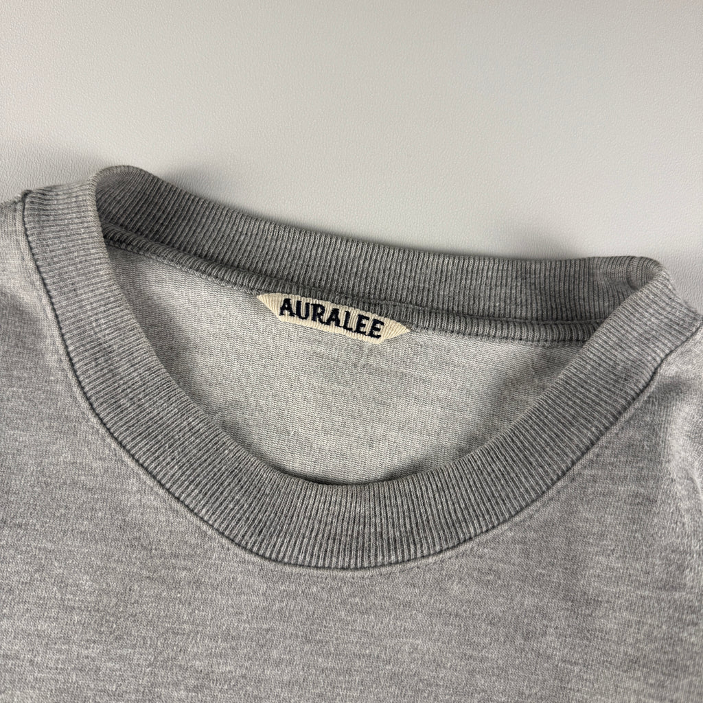 Auralee Heather Grey Stand Up Tee (3 - M/L)