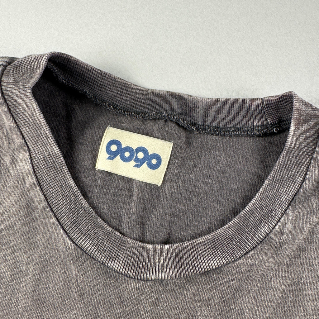 9090 Strass Grey Distressed Tee (M)