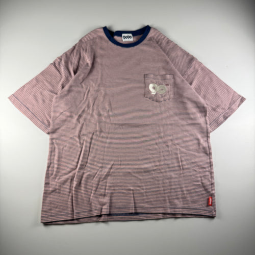9090 Striped Pocket Tee (XL)