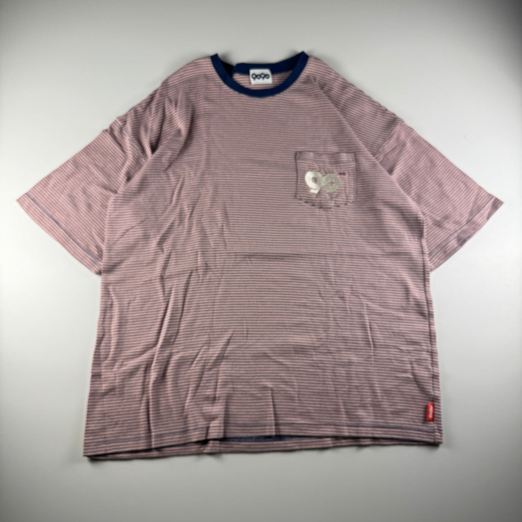 9090 Striped Pocket Tee (XL)