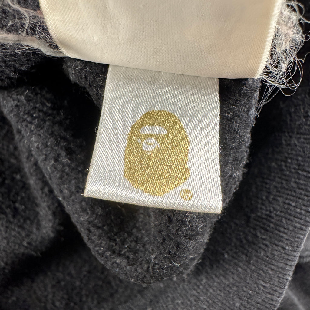 BAPE Big College All Over Print Black Sweater (XL)