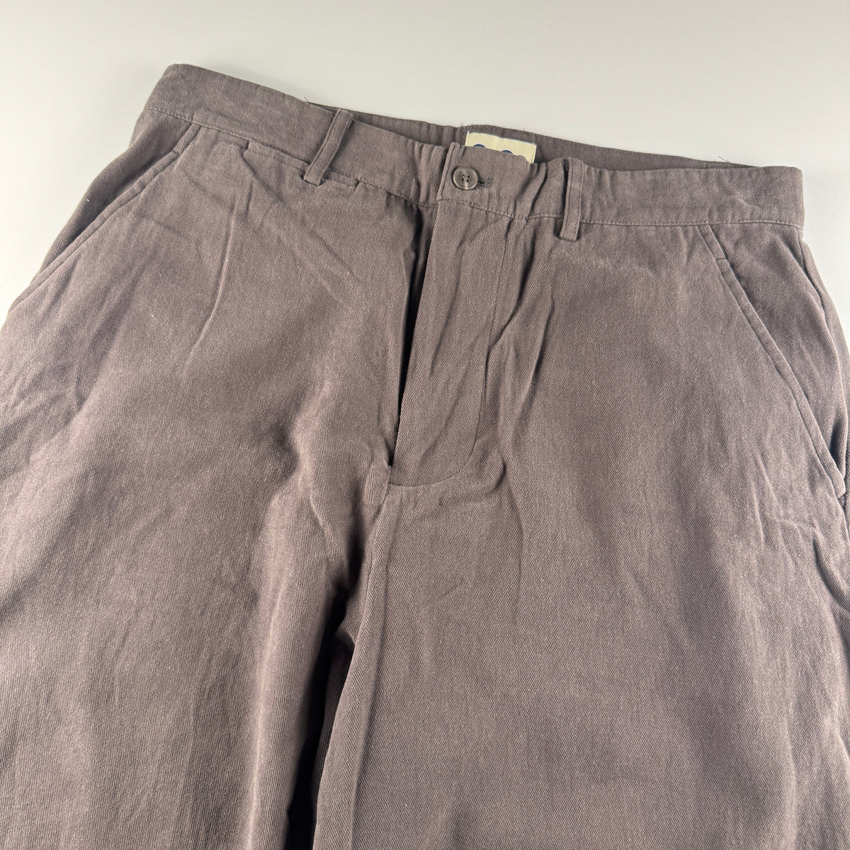 9090 Brown King Logo Chino Pants (L)