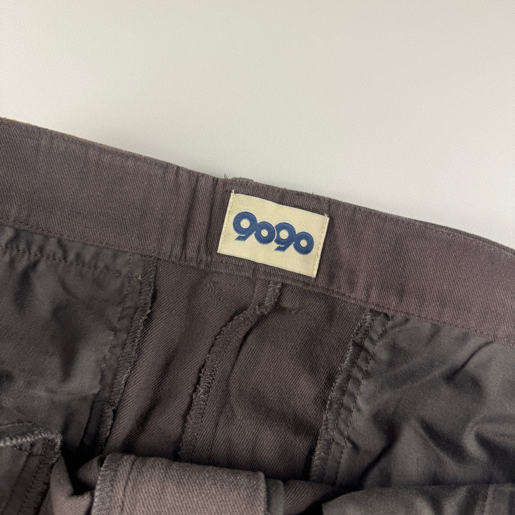 9090 Brown King Logo Chino Pants (L)