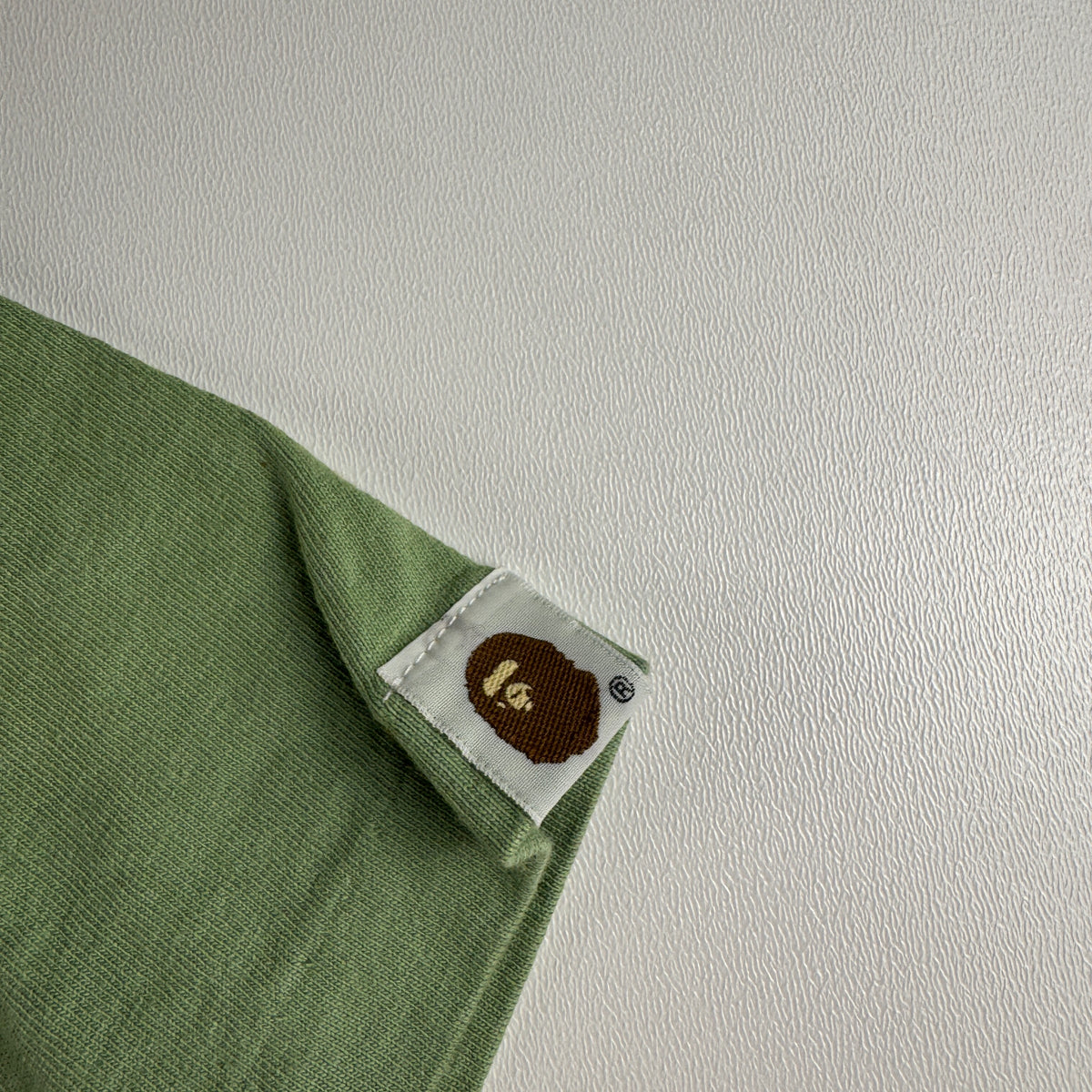 BAPE Mad Face College Green Gradient Tee (L)