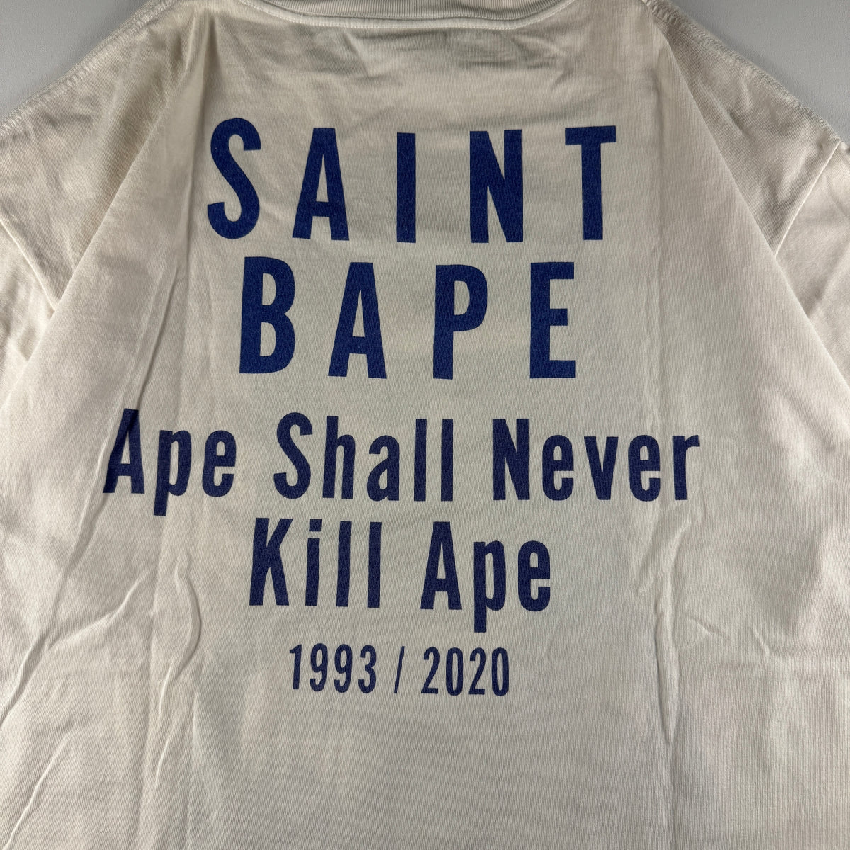 Saint Michael x BAPE Skull White Tee (XL)