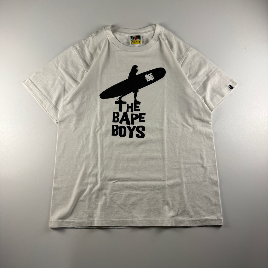 BAPE x Undefeated Bape Boys White Tee (M)
