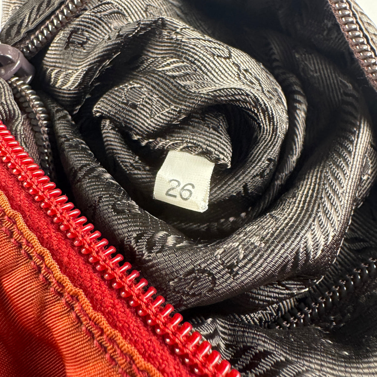 Prada Tessuto Nylon Red Shoulder Bag