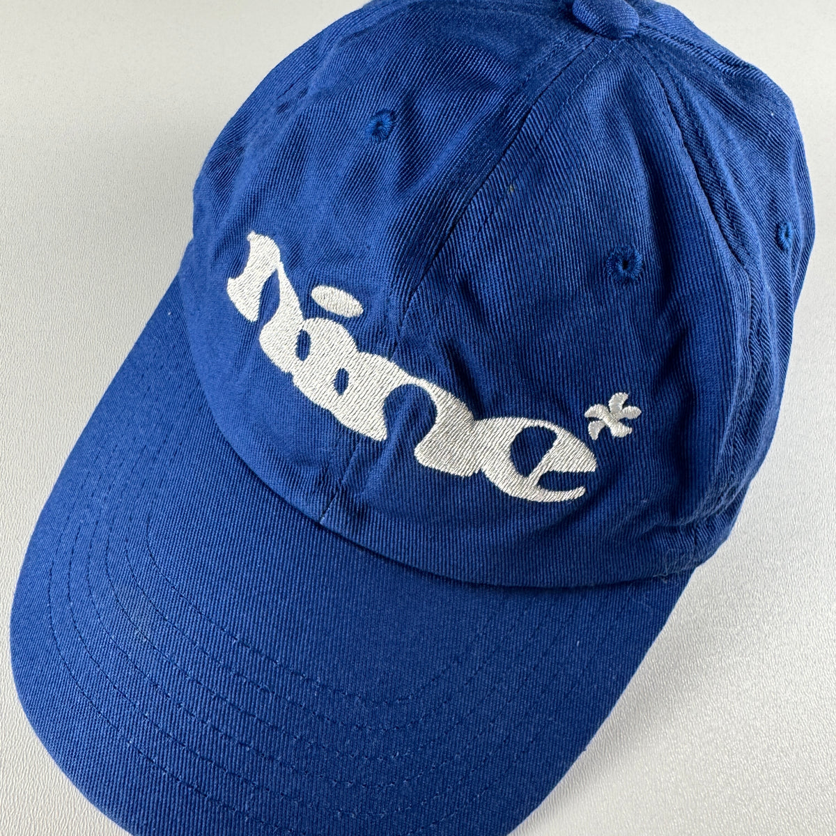9090 Logo Embroidered Blue Cap