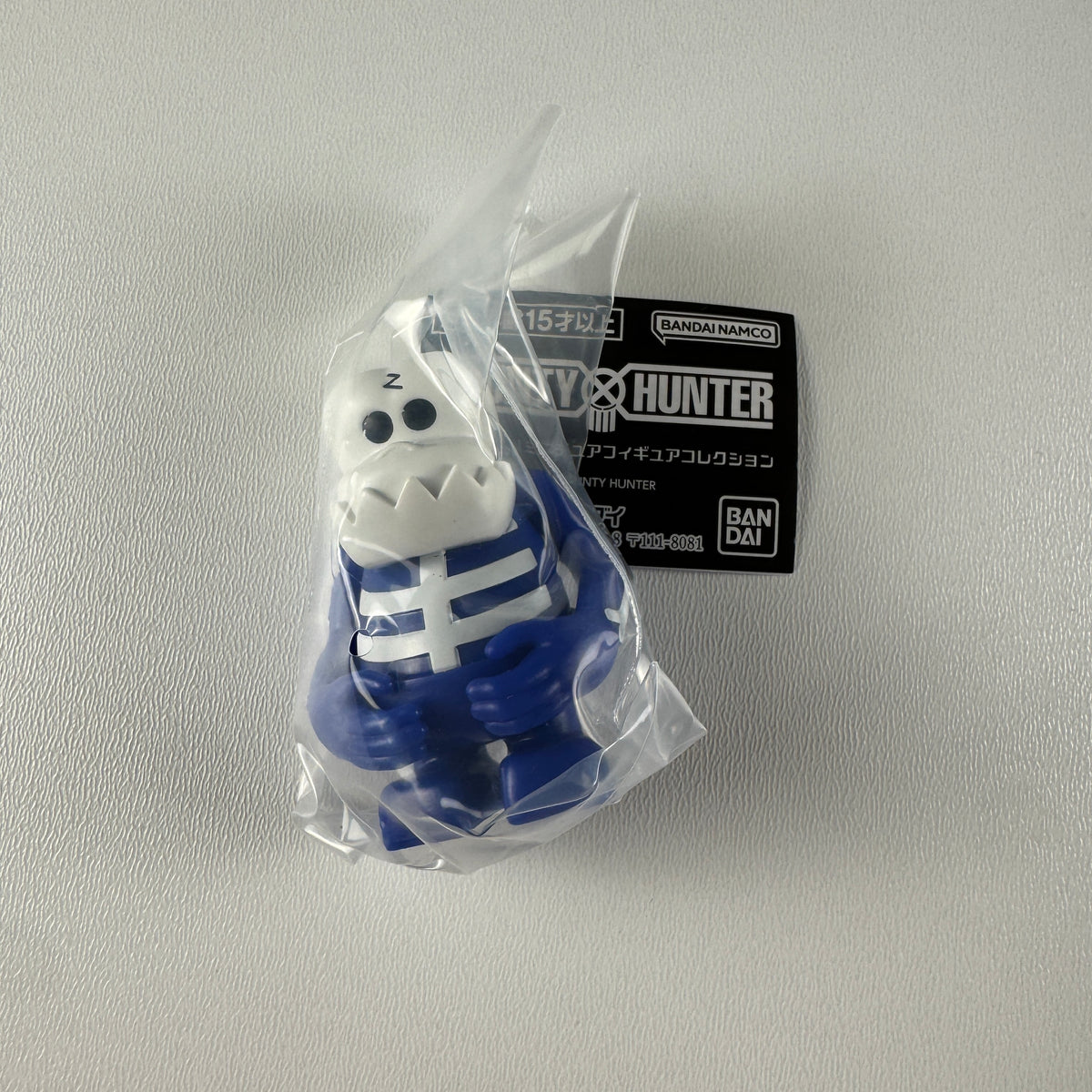 Bounty Hunter Skull-Kun Miniature Gashapon Figure - Blue