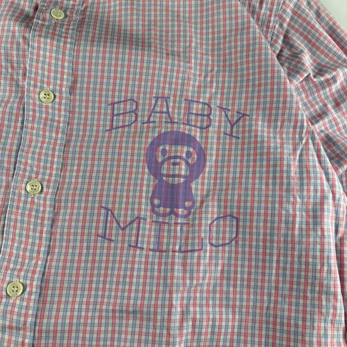 BAPE Baby Milo Check Shirt (M)