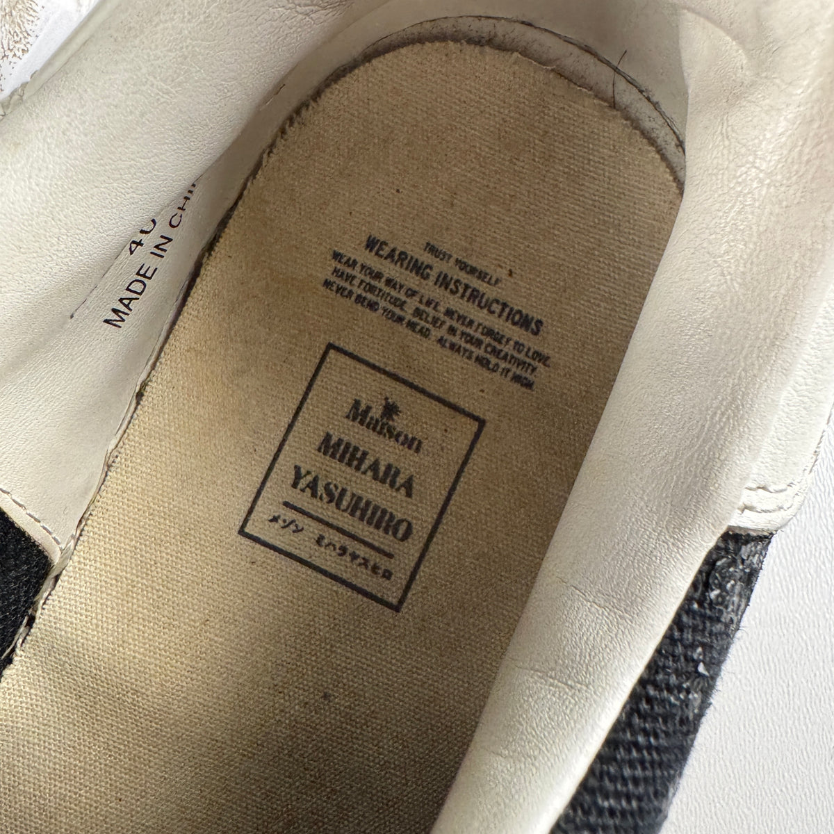 Maison Mihara Yasuhiro Black Blakey Patent (EU 40)