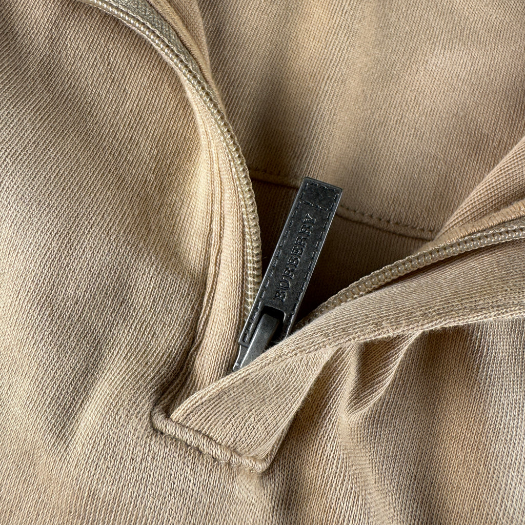 Burberry London Beige Half Zip Sweatshirt (L)