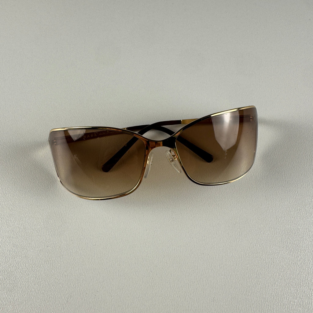 Prada 5AK-6S1 Gold Frame Sunglasses