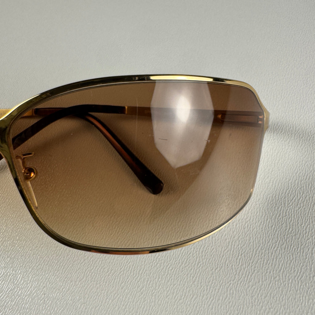 Prada 5AK-6S1 Gold Frame Sunglasses