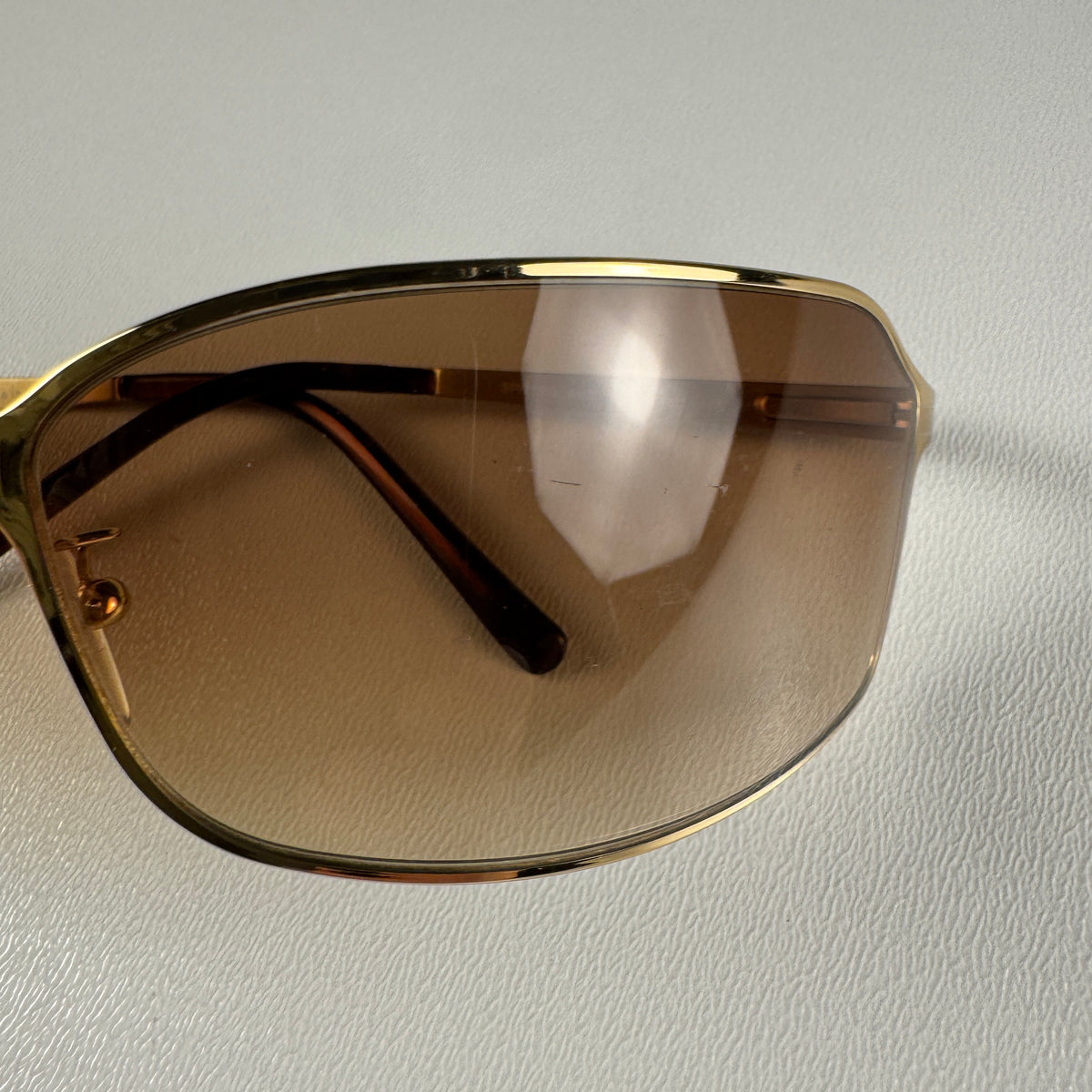 Prada 5AK-6S1 Gold Frame Sunglasses