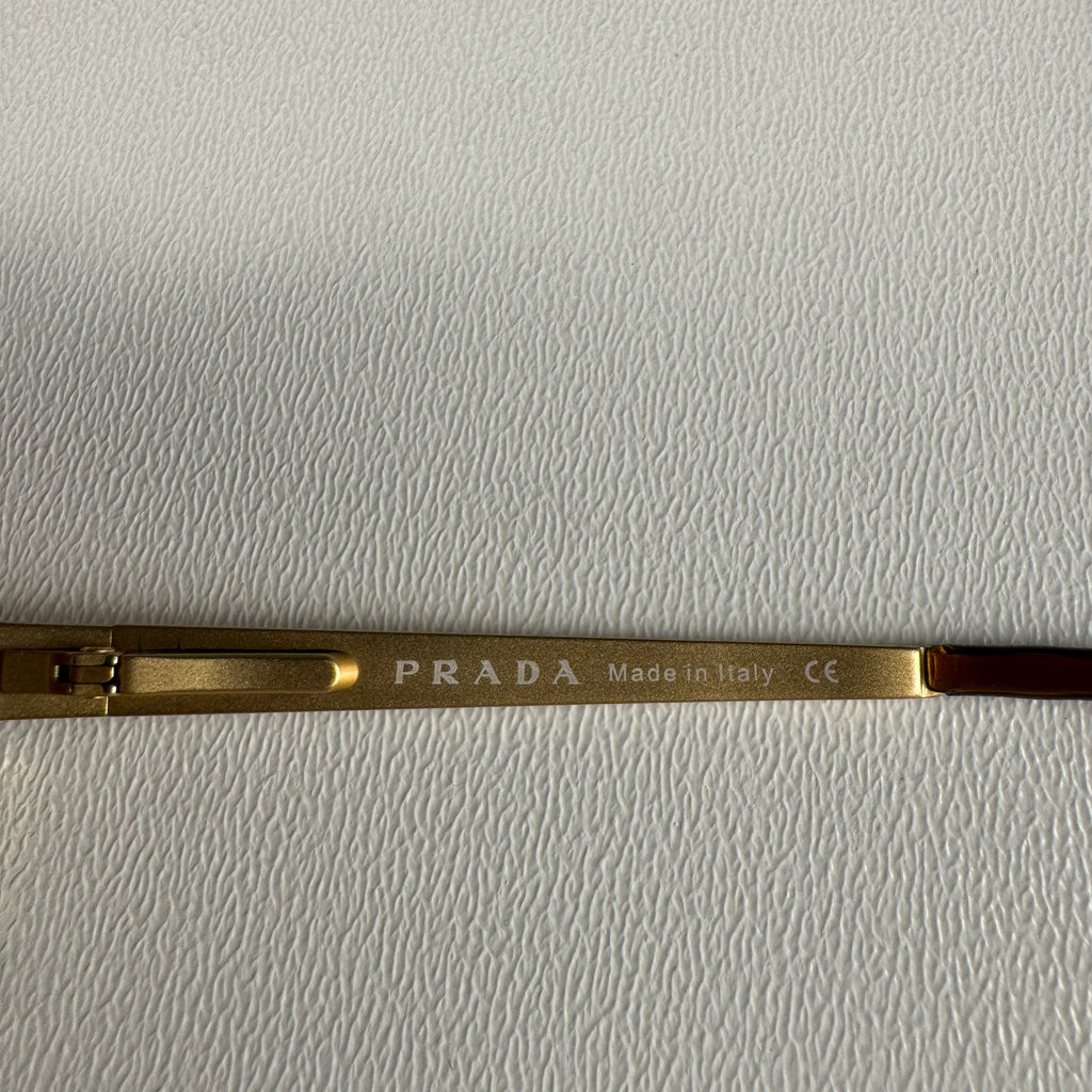 Prada 5AK-6S1 Gold Frame Sunglasses