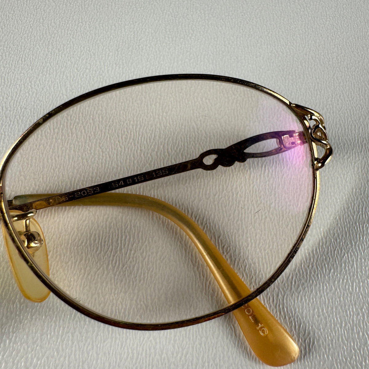 Balenciaga BS-2053 Gold Frame Glasses