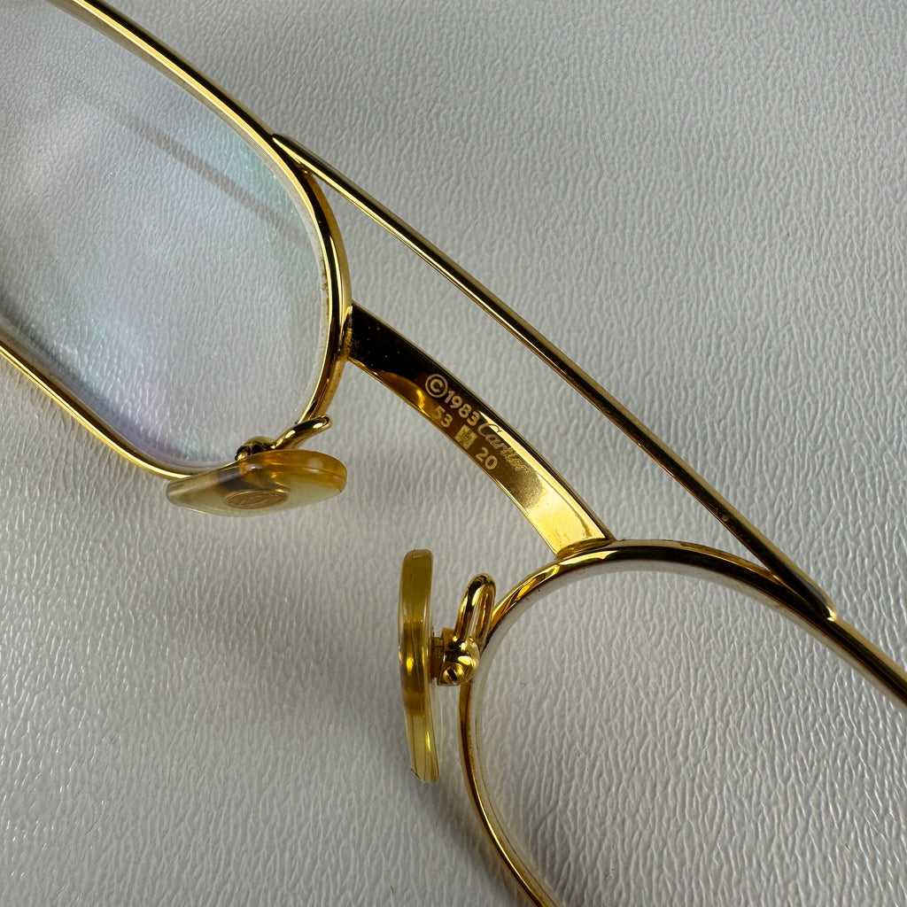 Cartier Vendome Trinity Gold Glasses