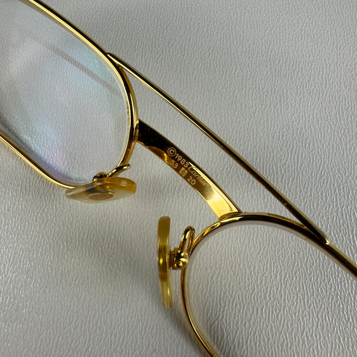 Cartier Vendome Trinity Gold Glasses
