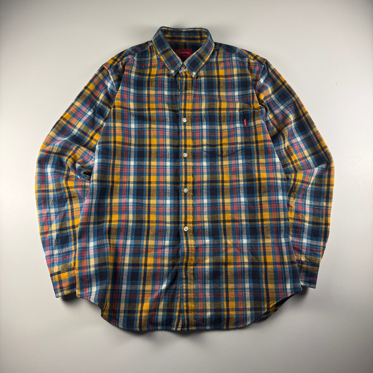 Supreme 2014 Lightweight Flannel L/S Shirt (M)