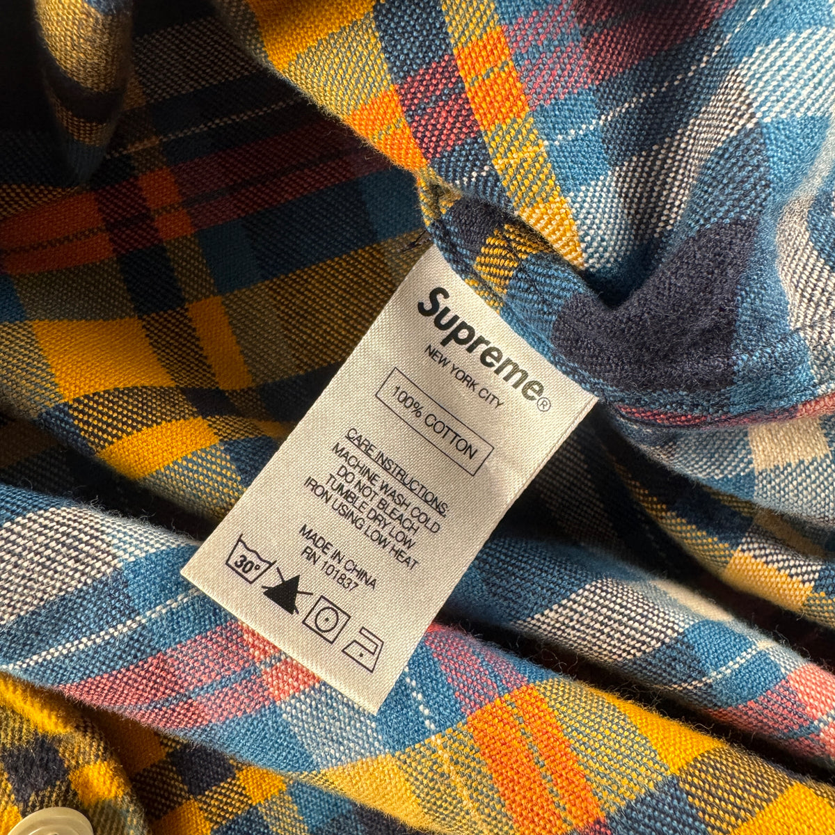 Supreme 2014 Lightweight Flannel L/S Shirt (M)