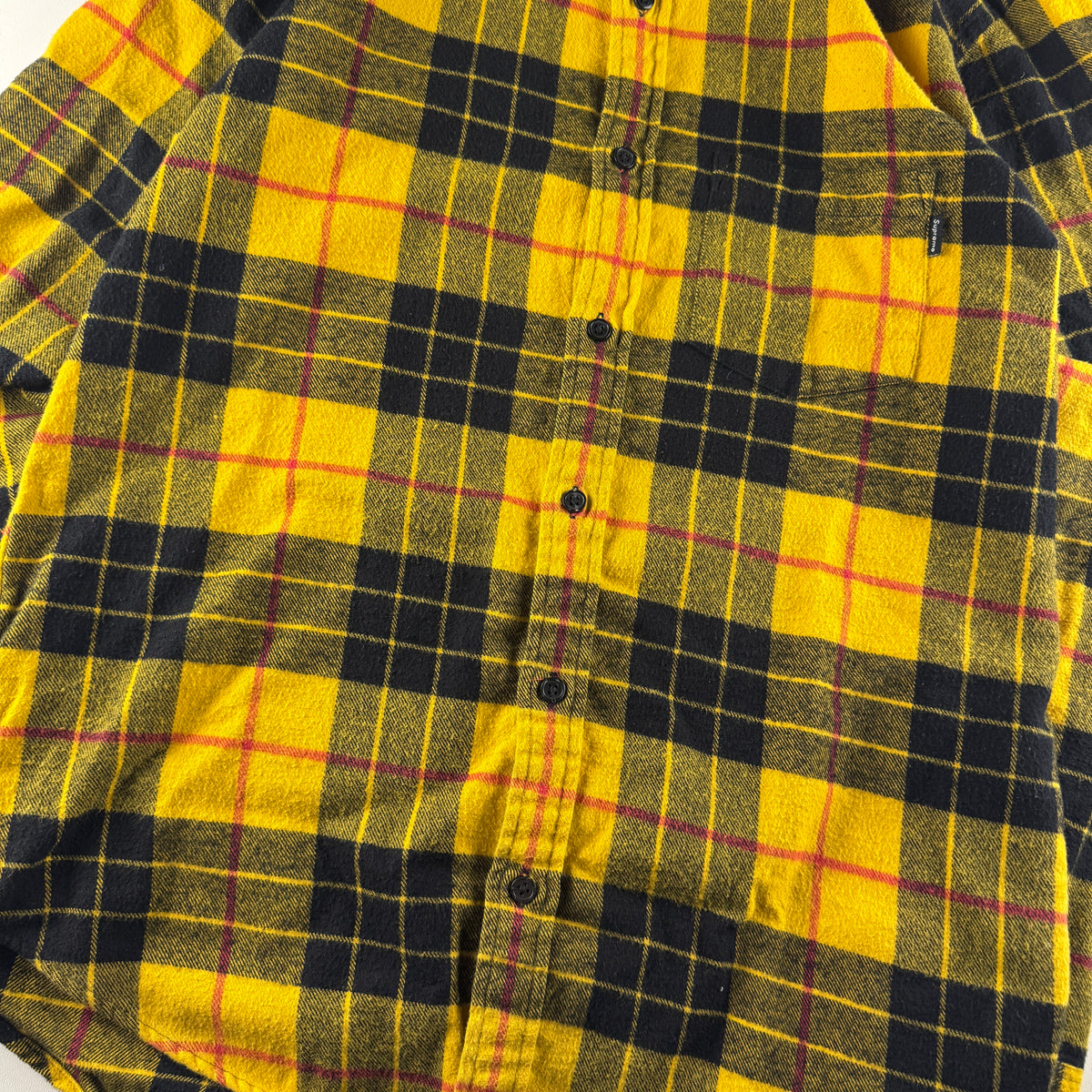 Supreme 2013 Tartan Flannel L/S Shirt (M)