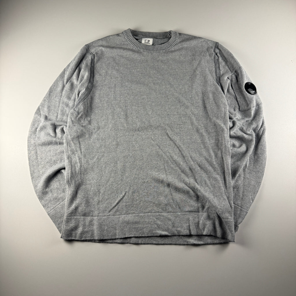 C.P. Company Grey Knit Sweater (48 / M)