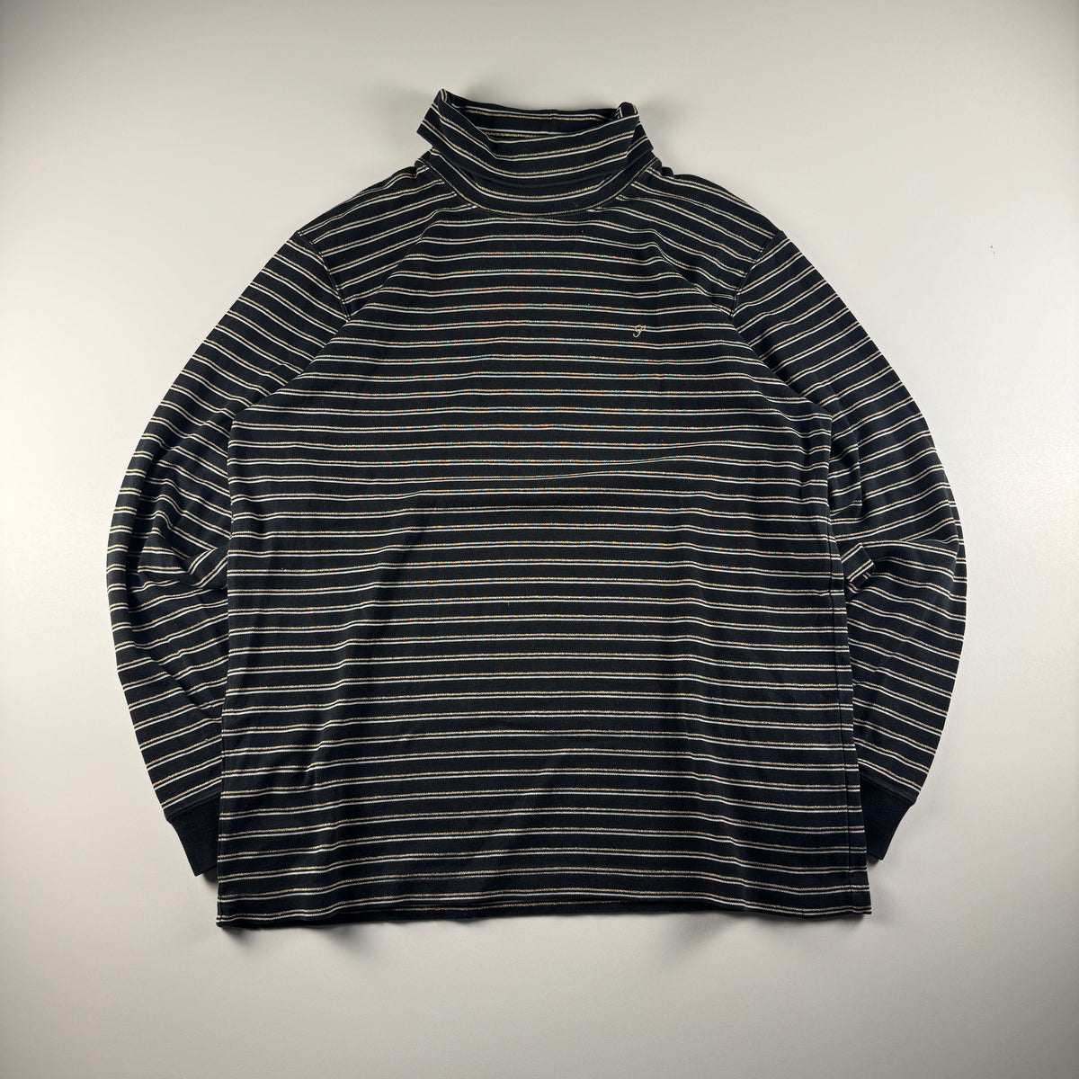 Supreme Trutleneck Golden Striped L/S Tee (M)